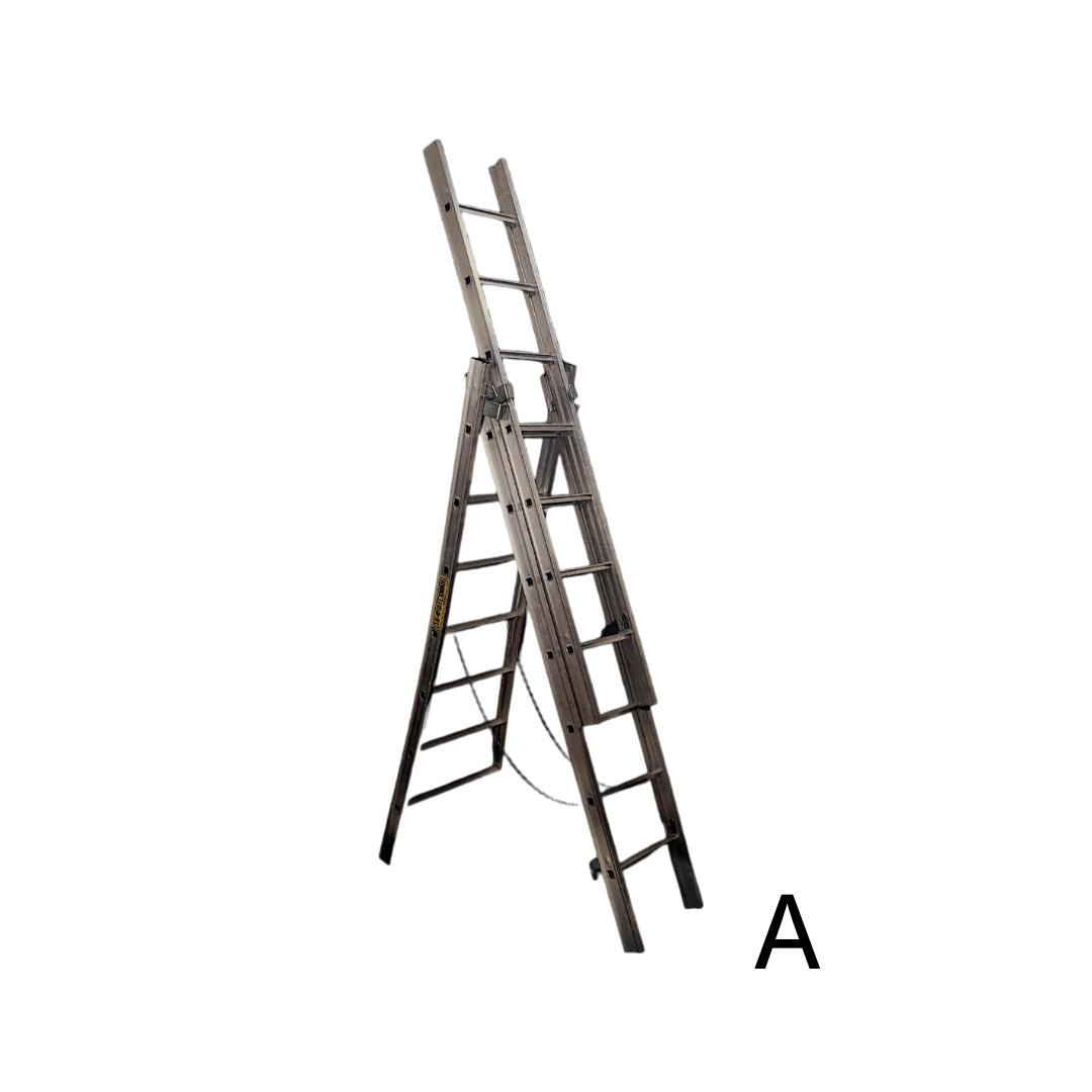 ΣΚΑΛΑ ΑΛΟΥΜΙΝΙΟΥ ΠΤΥΣΣΟΜΕΝΗ 3 ΤΕΜΑΧΙΩΝ 6Μ - Image 5